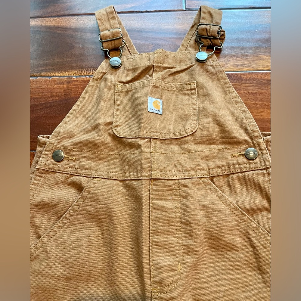 CARHARTT KIDS' CANVAS BIB OVERALL SIZE 4T